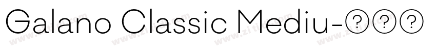 Galano Classic Mediu字体转换